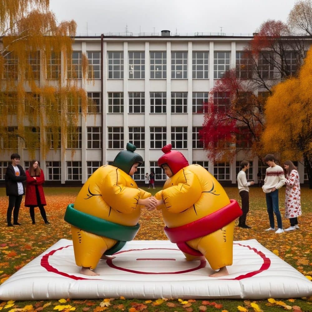 Sumo w Sercu Miasta z P&J Zamki Dmuchane Filius